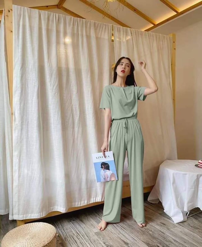 Women's Summer Pajamas Casual Loungewear Two-piece Set
