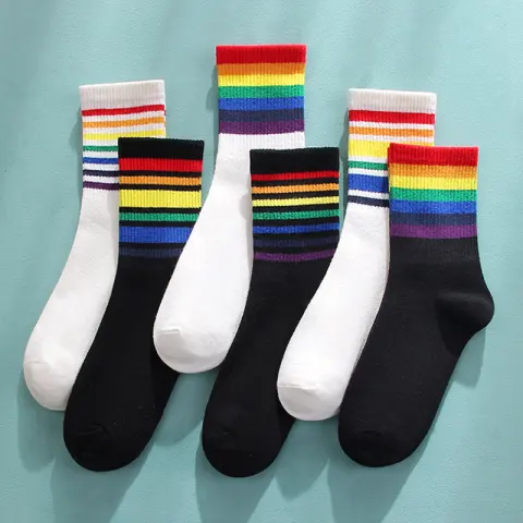 Rainbow Socks Women's Cotton in Tube