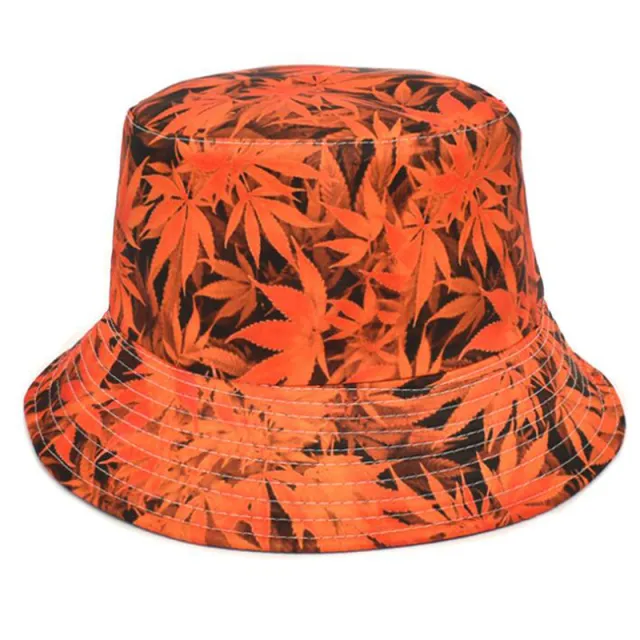 Outdoor Double sided Fisherman Hat Orange - Shop at LoveMi