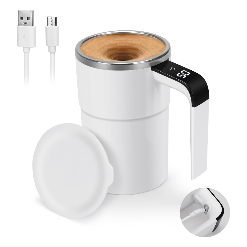 Self Stirring Mug, Auto Magnetic Coffee Mug - Image 6