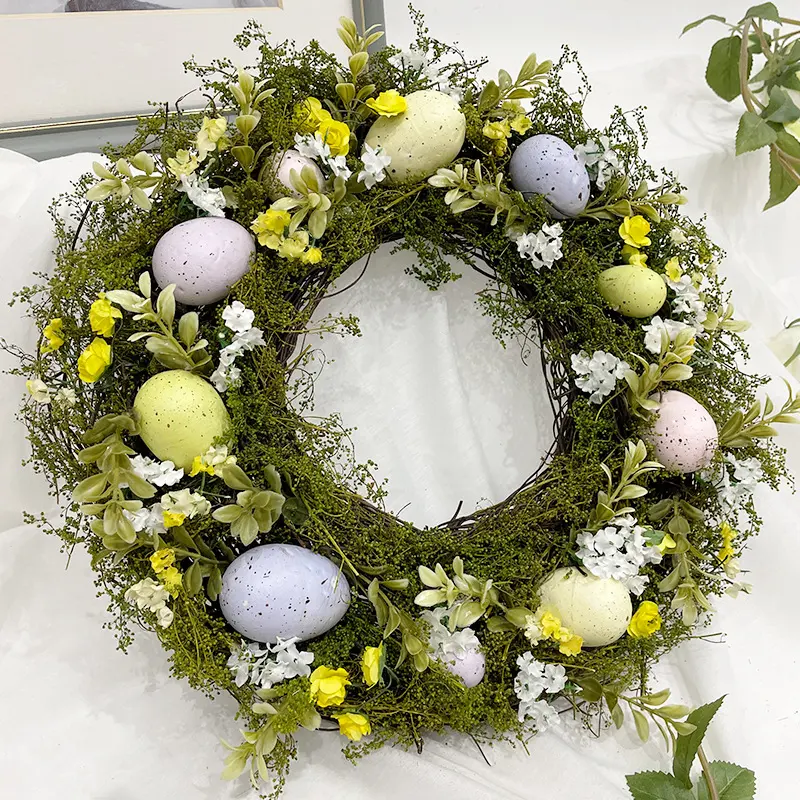 Nordic Easter Egg Simulation Garland Decoration Door Pendant