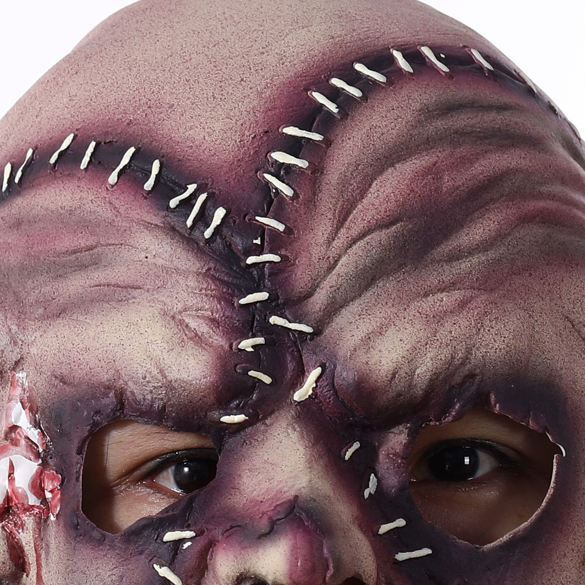 Halloween Three-sided Grimace Horror Mask Cosplay Mask Party Scary Mask Prop — foto 8