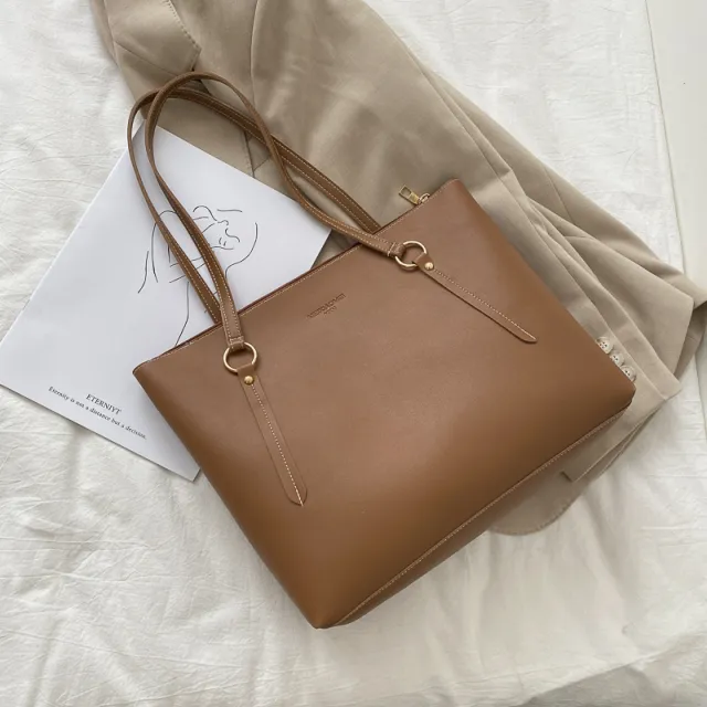 Fashion Personality Trendy Fashion All match Handbag Brown - Shop at LoveMi