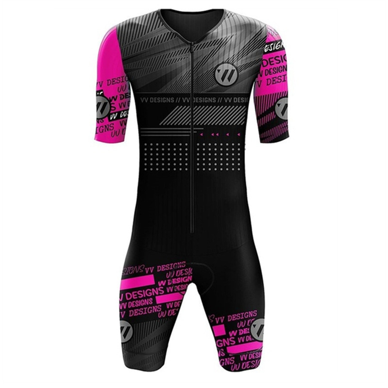 Triathlon One Piece Cycling Short Sleeve