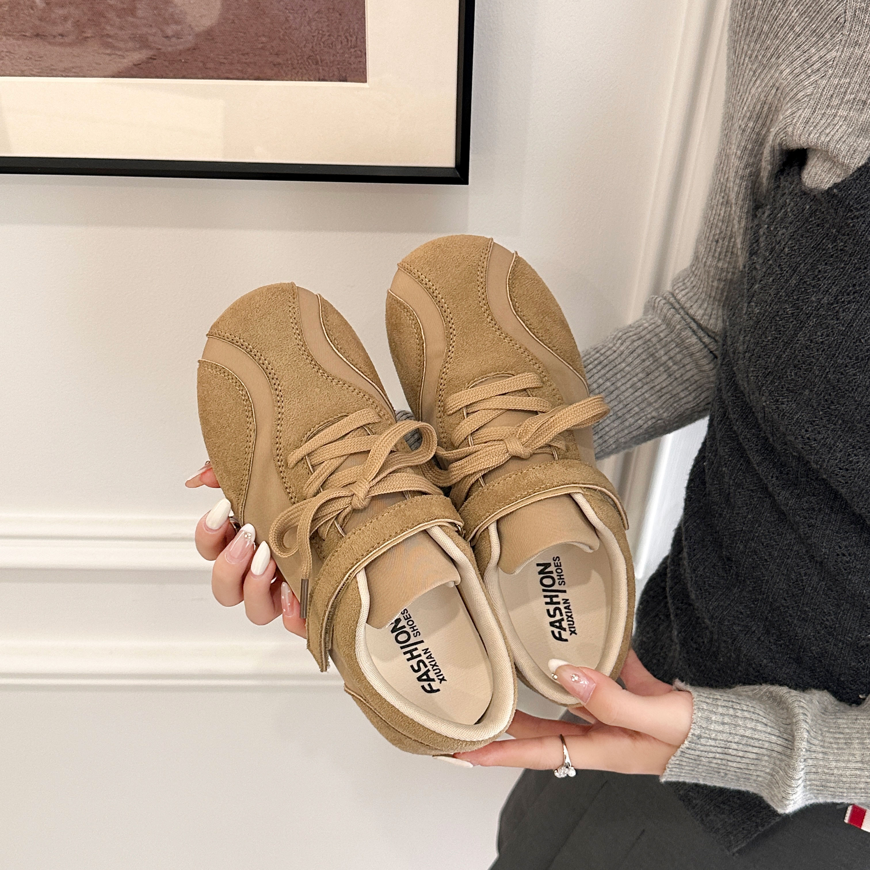 Lace-Up Low-Top Flats, picture 3 of 3