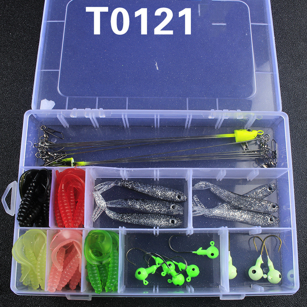 Title 6, Luya Soft Bait Loodhaak Texas Fishing Gear Set ...