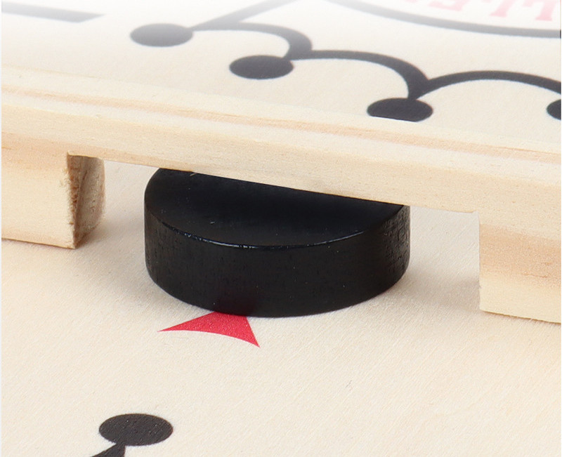 Jeu d'échecs bumper en bois — Jeu interactif parent-enfant 3