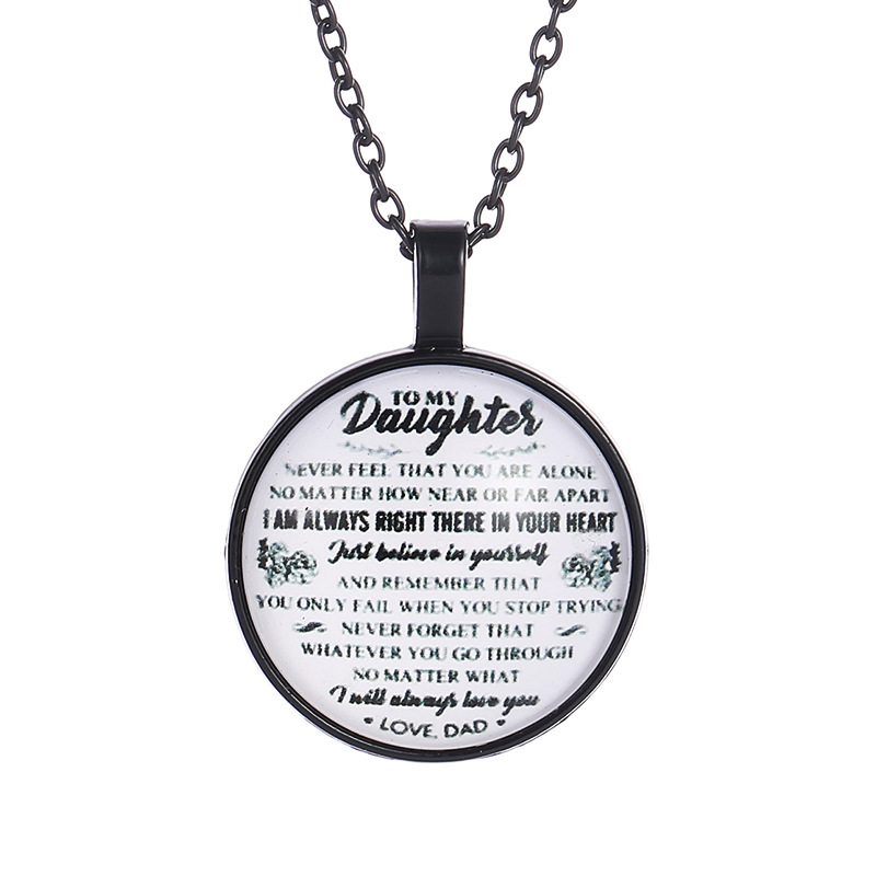 Child Family Necklace Personality Letter Necklace