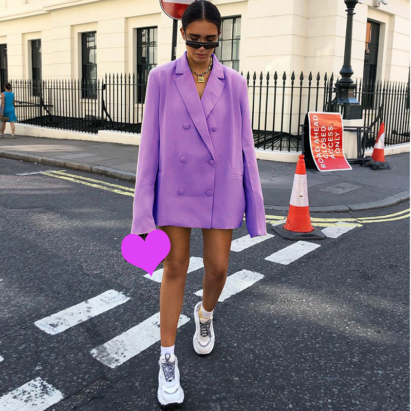 Loose Long-sleeved Retro Casual Suit Jacket Women's French Jacket