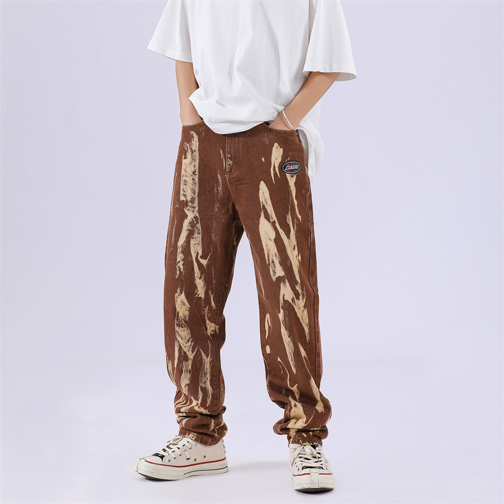 Title 6, Nine Points Trousers featuring Paint Splash-Ink...