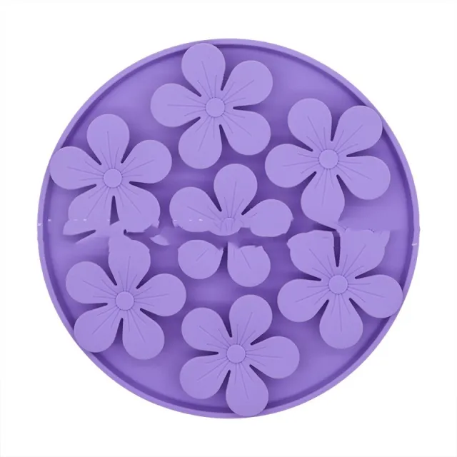Pet Food Set Slow Food Suction Cup Cat Supplies Licking Sniff Pads Purple - Shop at LoveMi