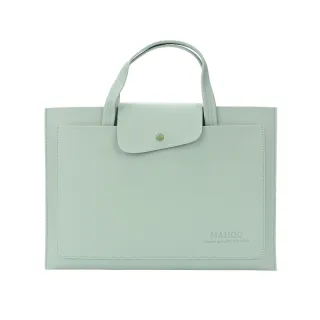 Large Capacity Simple And Thin Laptop Bag - Green