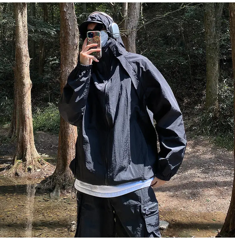 Lightweight Hooded Loose Jacket For Men And Women