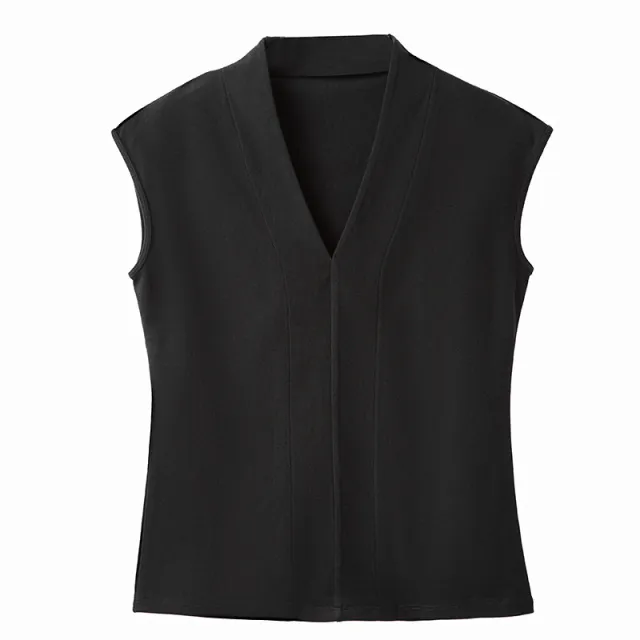 Korean Style Black Slim Bottoming Shirt With Fashionable T shirt For Women Black - Shop at LoveMi