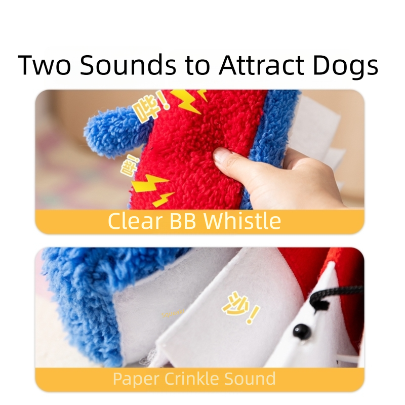 Dog Toys, Sound-sounding, Food-hiding, Educational, Self-entertaining And Stress-relieving Gadgets For Puppies, Pet Supplies For Puppies That Are Resistant To Biting And Consume Energy