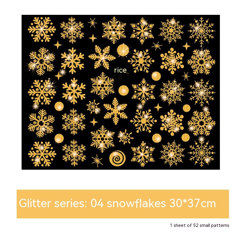 Glitter Series Snowflake 04