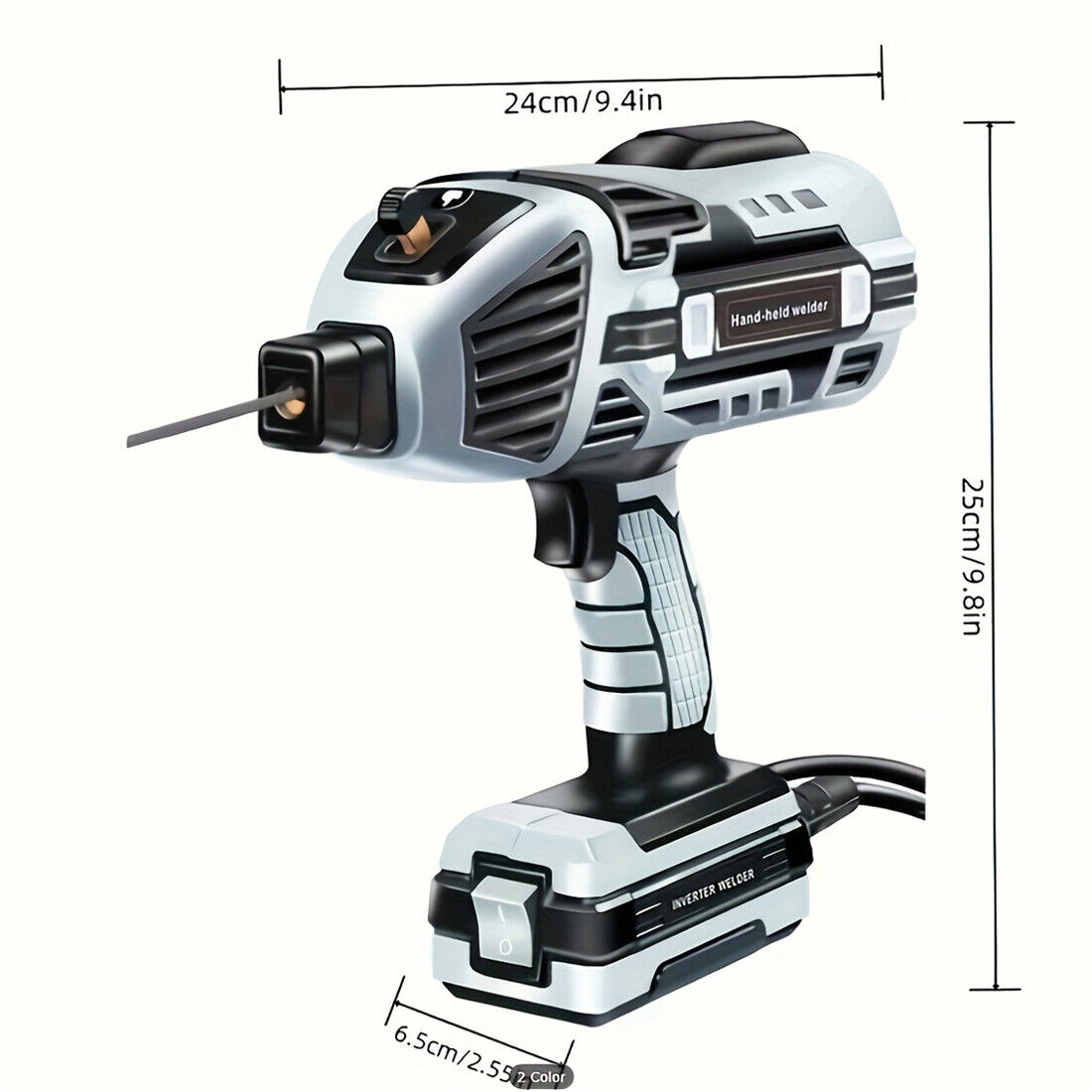4600W 220V Electric Welder Hand Held Welding Machine Kit Digital A Rc Tool — image 8