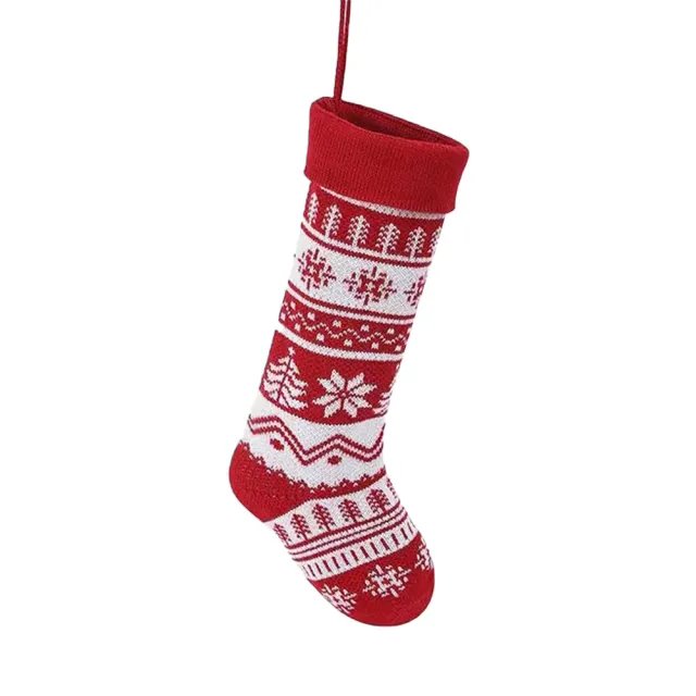 Cartoon Knitting Wool Christmas Decorative Socks Fw259 - Shop at LoveMi