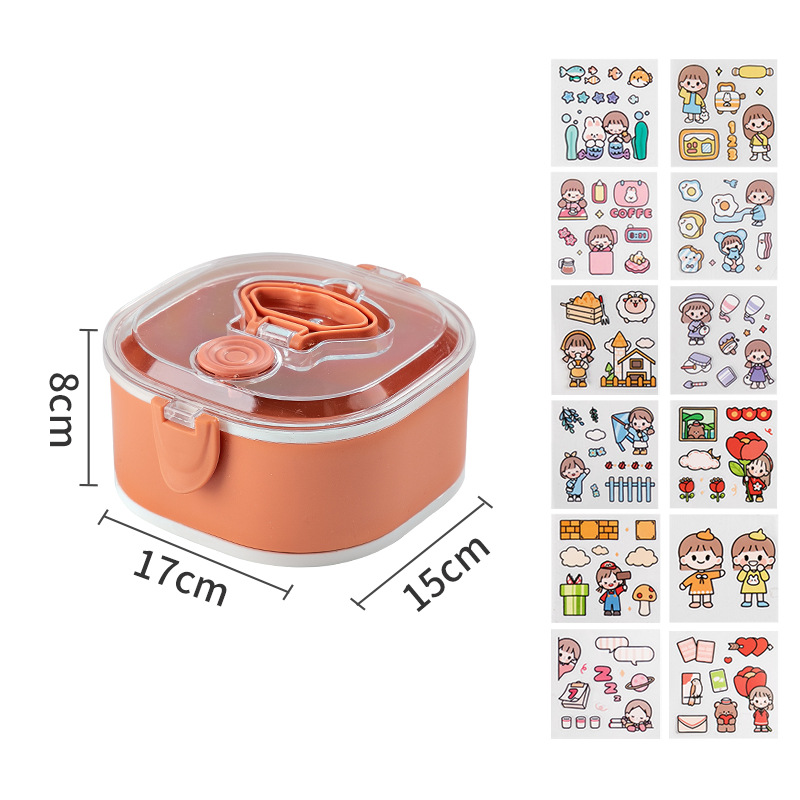 Student Heat Preservation Portable Microwaveable Multi-layer Lunch Box