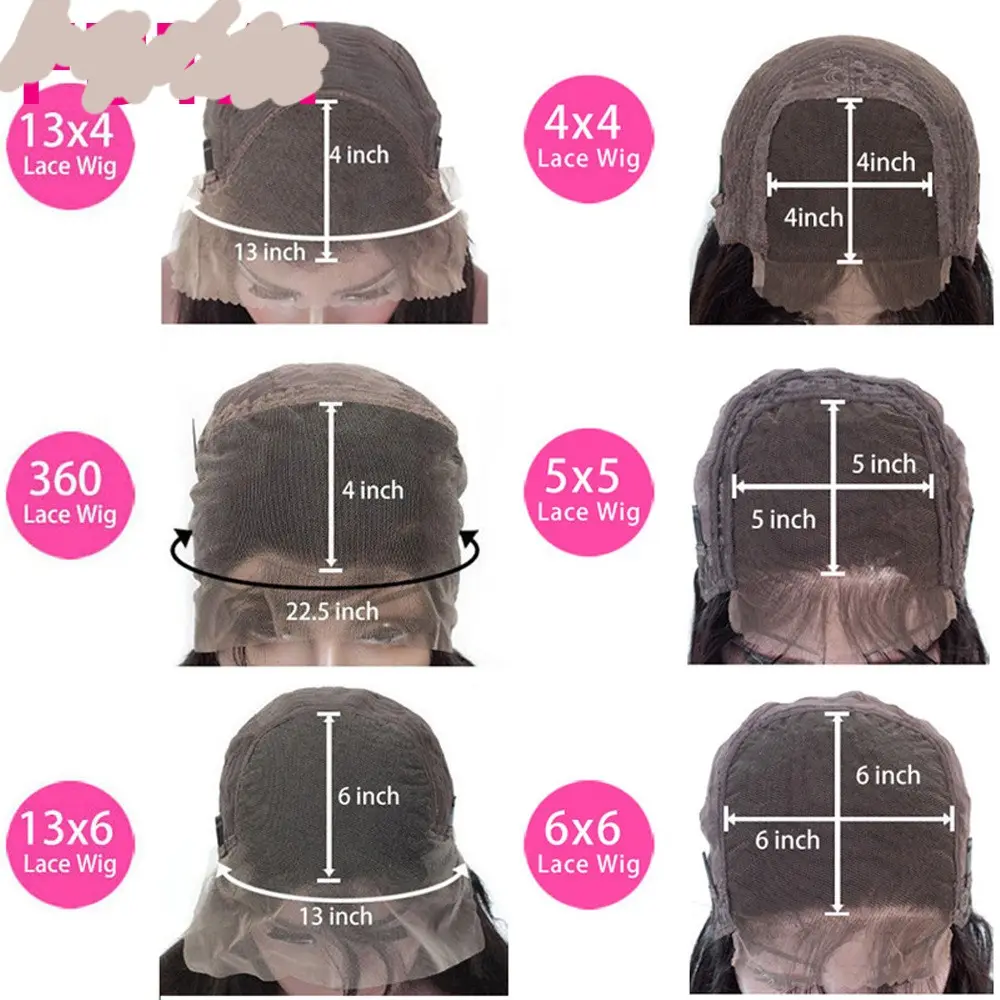 Real Human Hair Lace Wig Set Straight