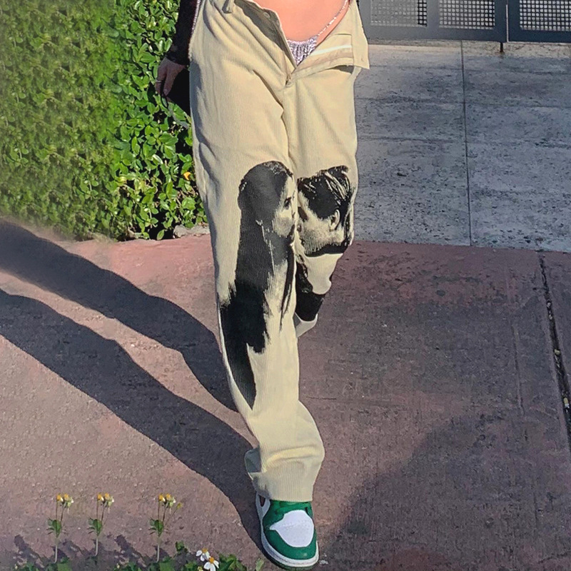 Long Trousers Waistless Wide Loose Thin And Casual