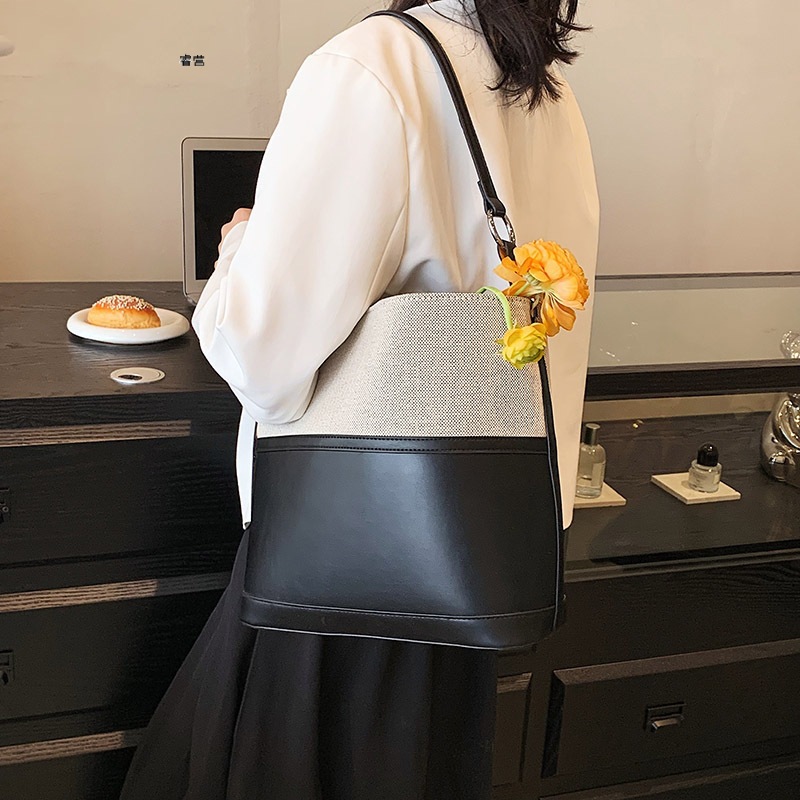 New Simple Rui Camp Bucket Bag All-match Fashion Portable Crossbody