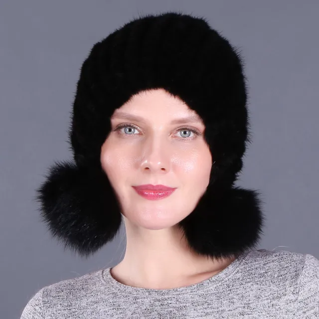 Women's Fashion Simple Warm Fur Hat Color1 - Shop at LoveMi