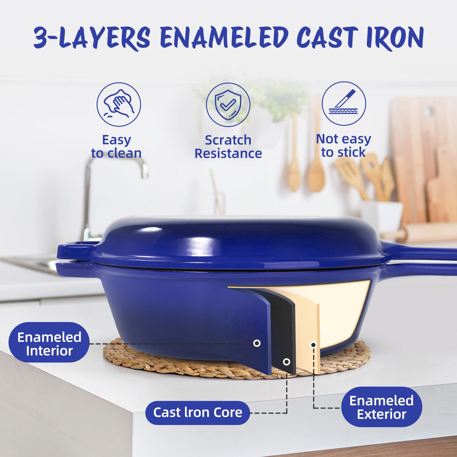 A Cast-iron Soup Pot With A Lid Safe, Reliable, And Designed To Preserve Nutrients When Stewing Bones Or Making Soup. — foto 4