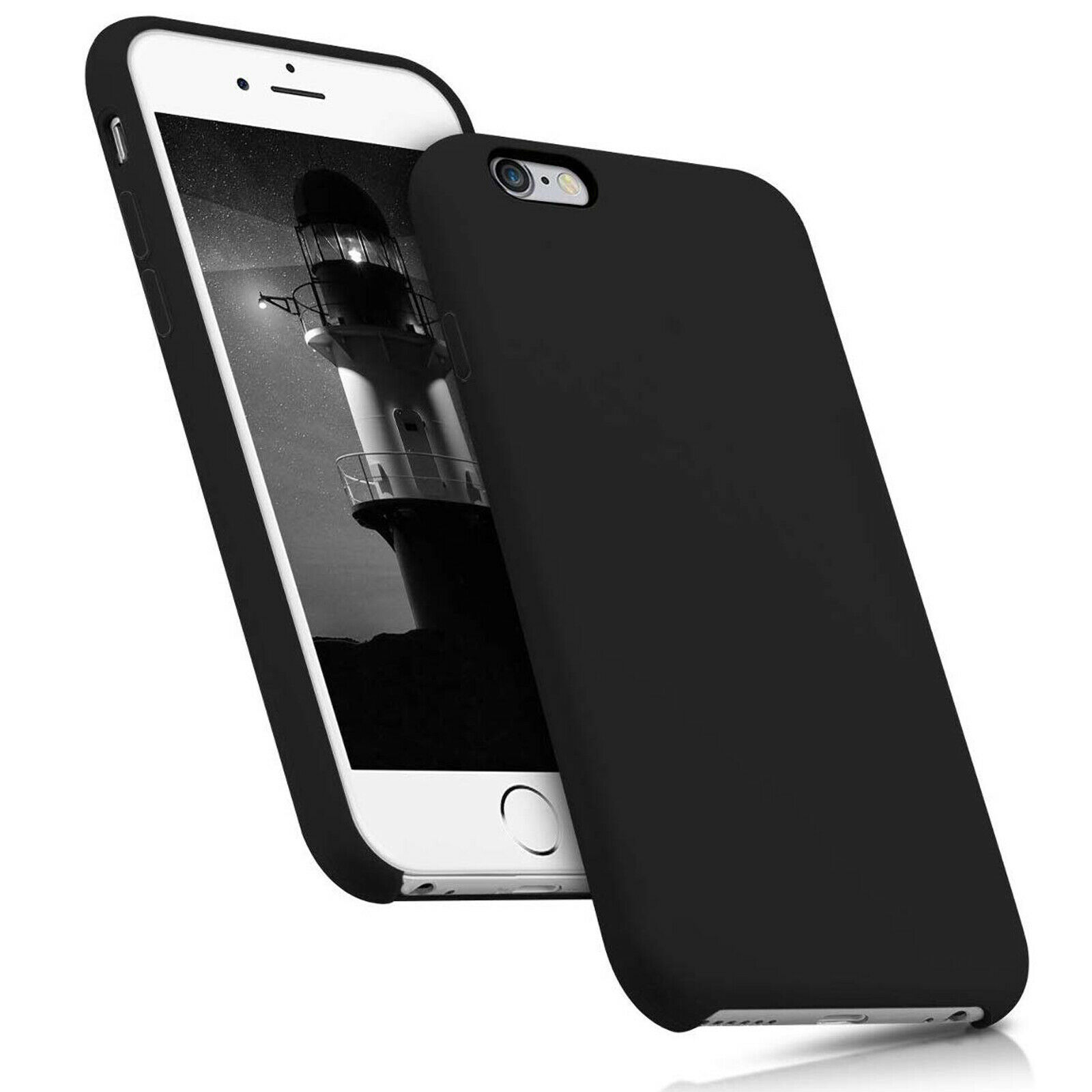 For Silicone Case  12 11 Pro X XR XS MAX 8 7 6 Liquid Rubber Cover