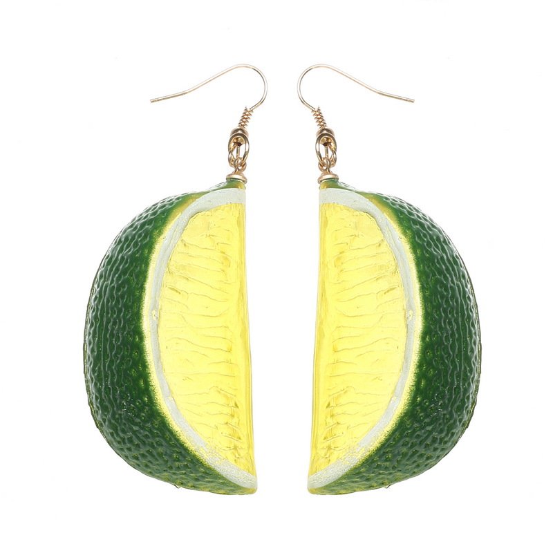 Title 2, Party Holiday Lemon Horn Fruit Earrings