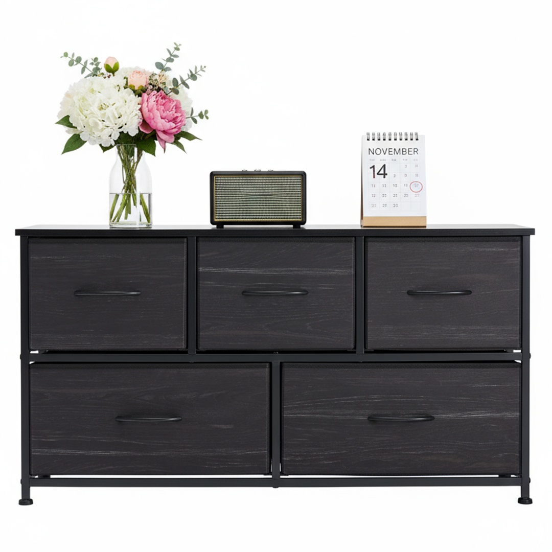 Wooden Top Cabinet Night Stand Dresser For Closet image 35
