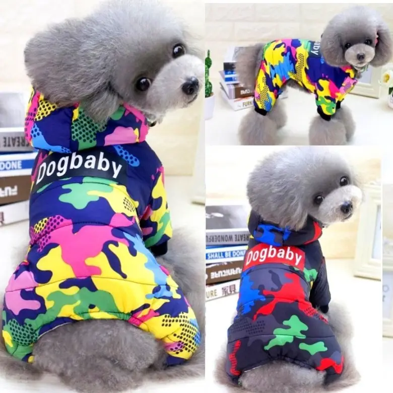 Pet Puppy Winter Thickened Four Legged Cotton