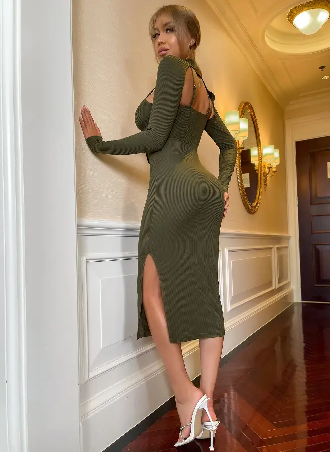 Designer Lady Knitted Club Wear