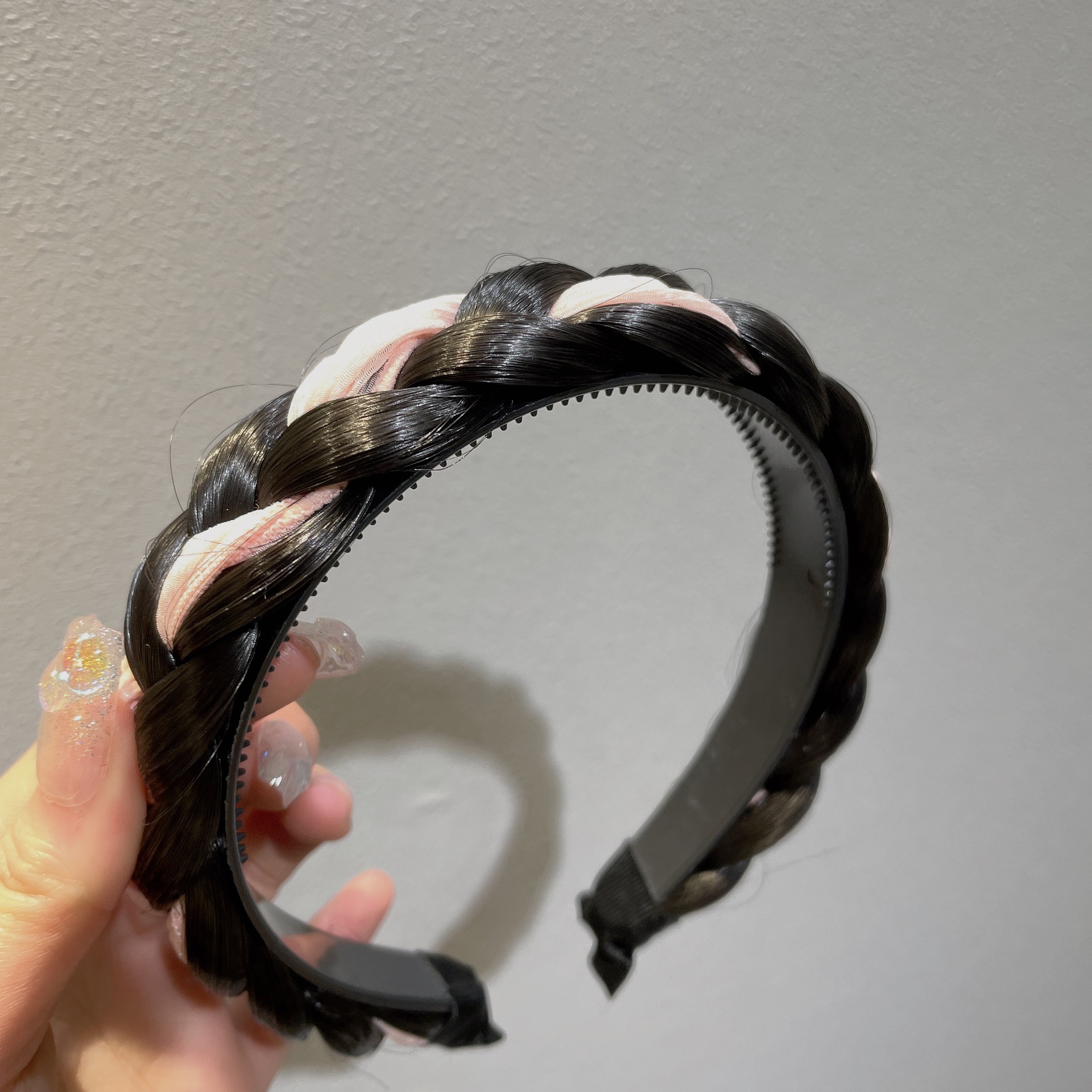 Fabric Wig Braid Headband Handmade Fishbone Hair Accessories