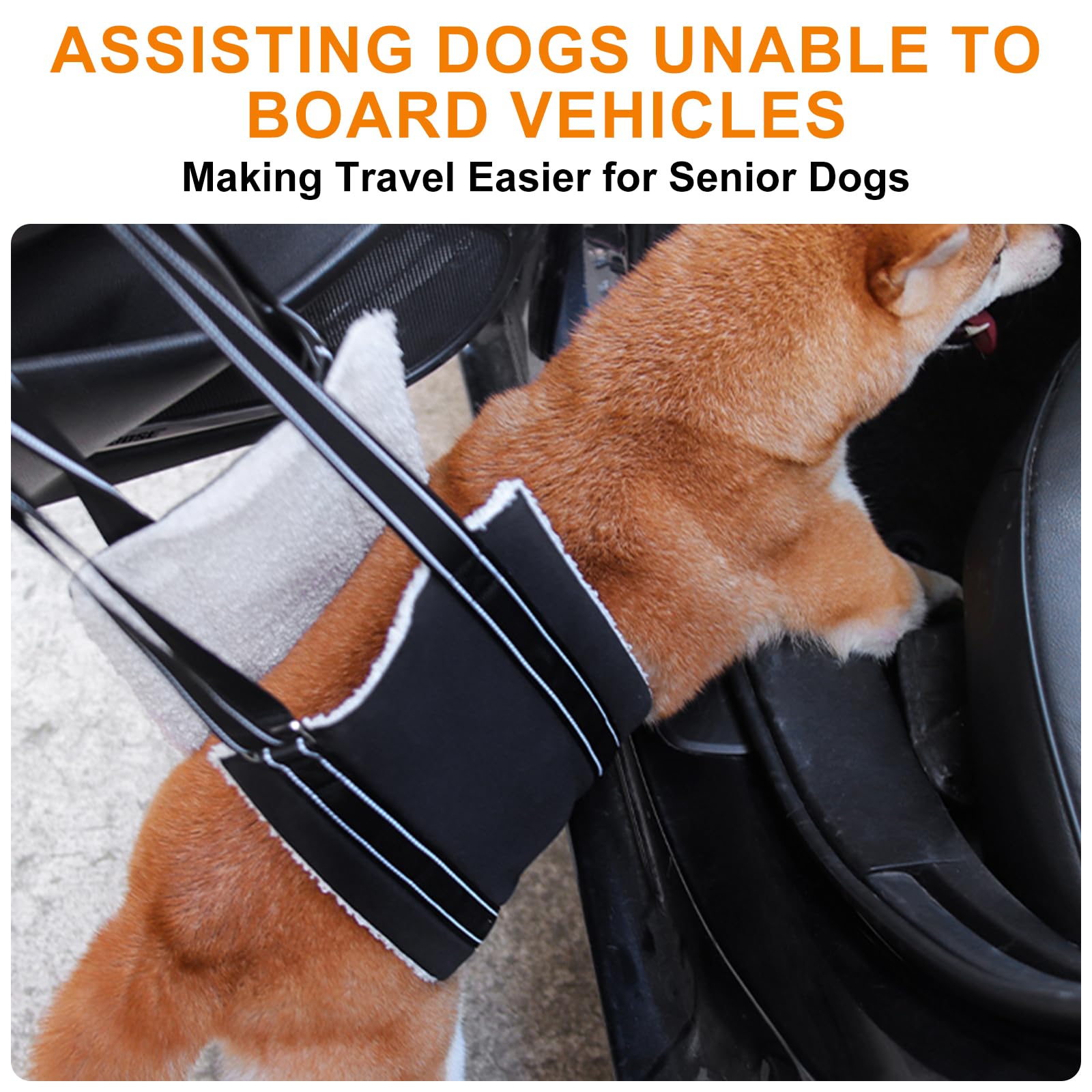 Arnés elevador ajustable para perros. Mochila portátil para las patas traseras. Arnés tipo mochila para perros mayores, lesionados o con discapacidad tras una cirugía del ligamento cruzado anterior (LCA).