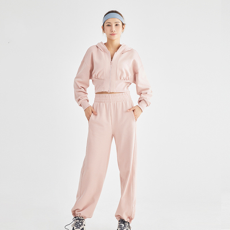 Sweatshirt Long-sleeved Jacket Two-piece Sportswear