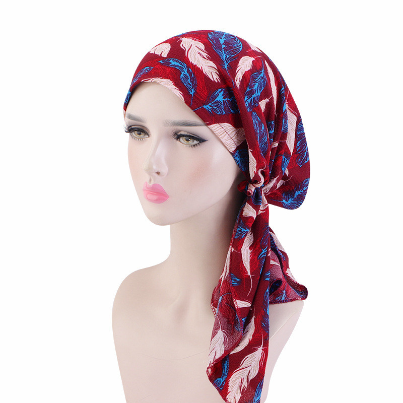 Feather Wine Red