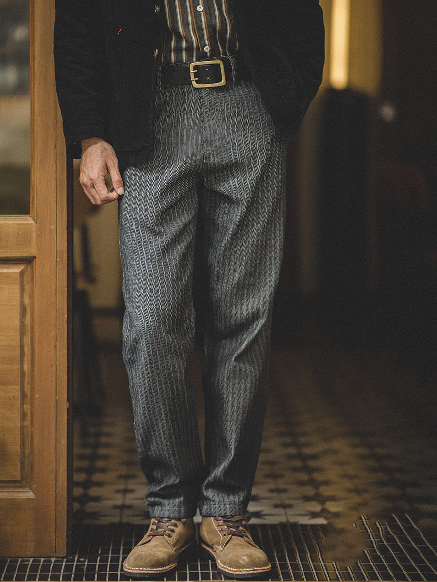 Madden Tooling American Retro HBT Grey Jeans