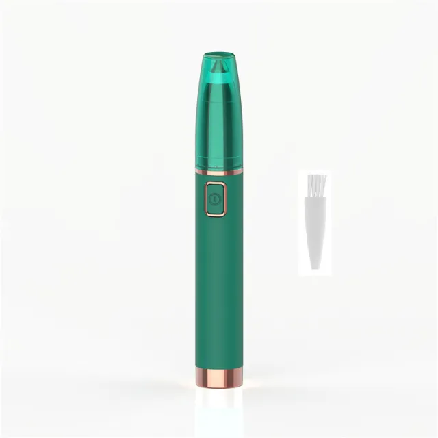 Cross border Electric Eyebrow Trimming Pencil Lady Lipstick Eyebrow Trimmer Bibo Green Battery - Shop at LoveMi