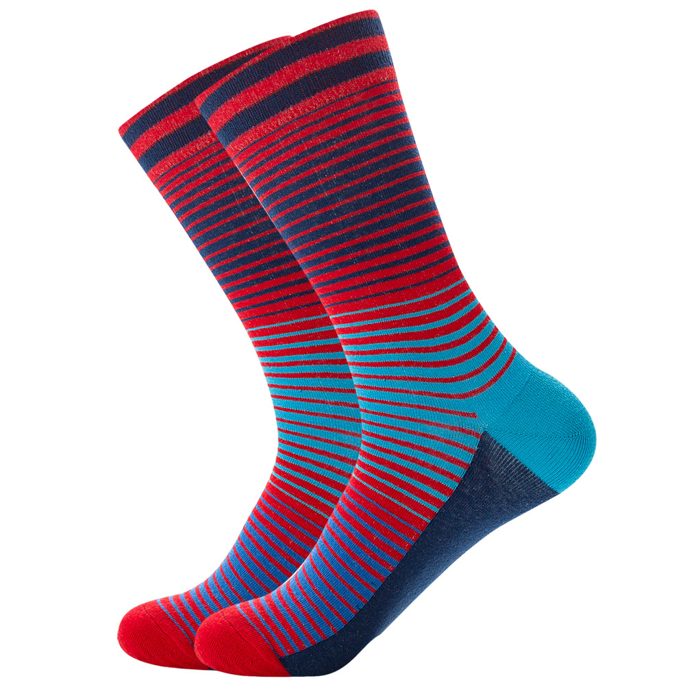 Striped Color Mid-tube Hip-hop Socks Personality