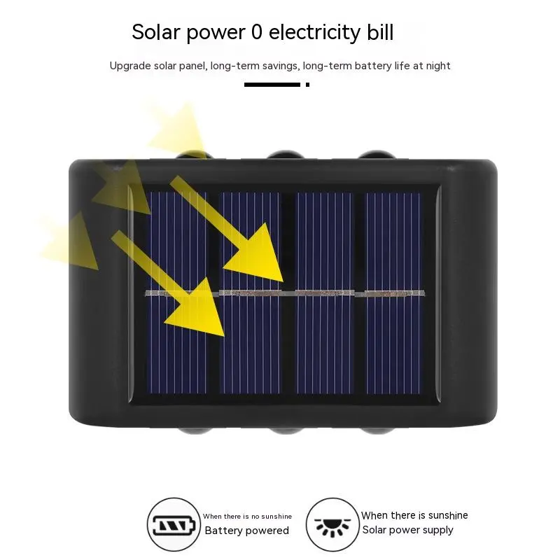 Solar Outdoor Yard Lamp Household Wall Lamp – image 8