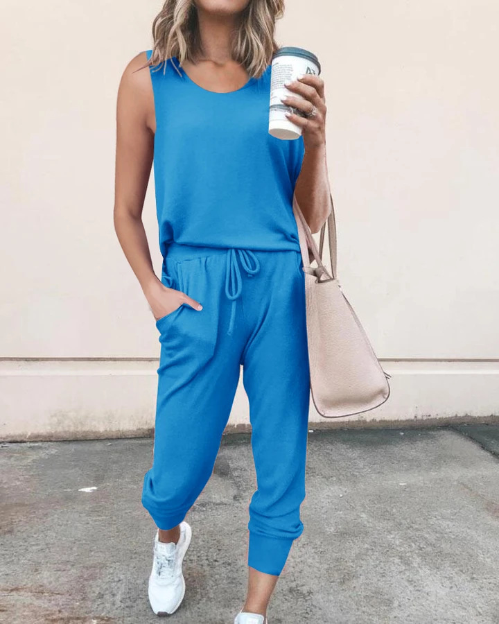 Love Printed Trousers Fashion Casual Suit