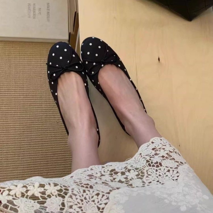 Polka Dot Mary Jane Flats, picture 3 of 4