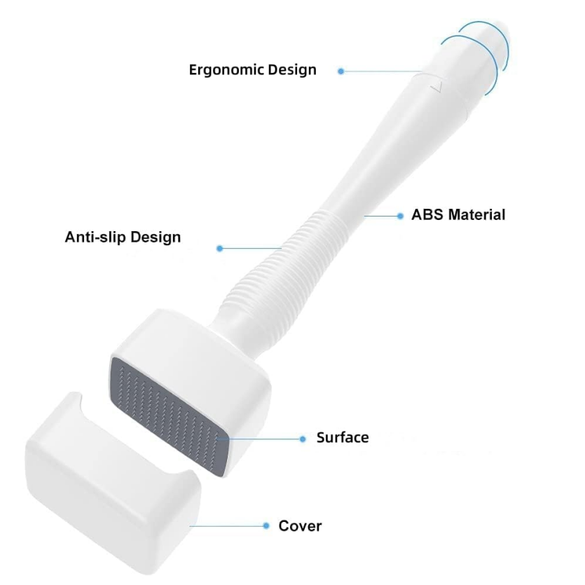 microneedling stamp for facial skin and scalp care