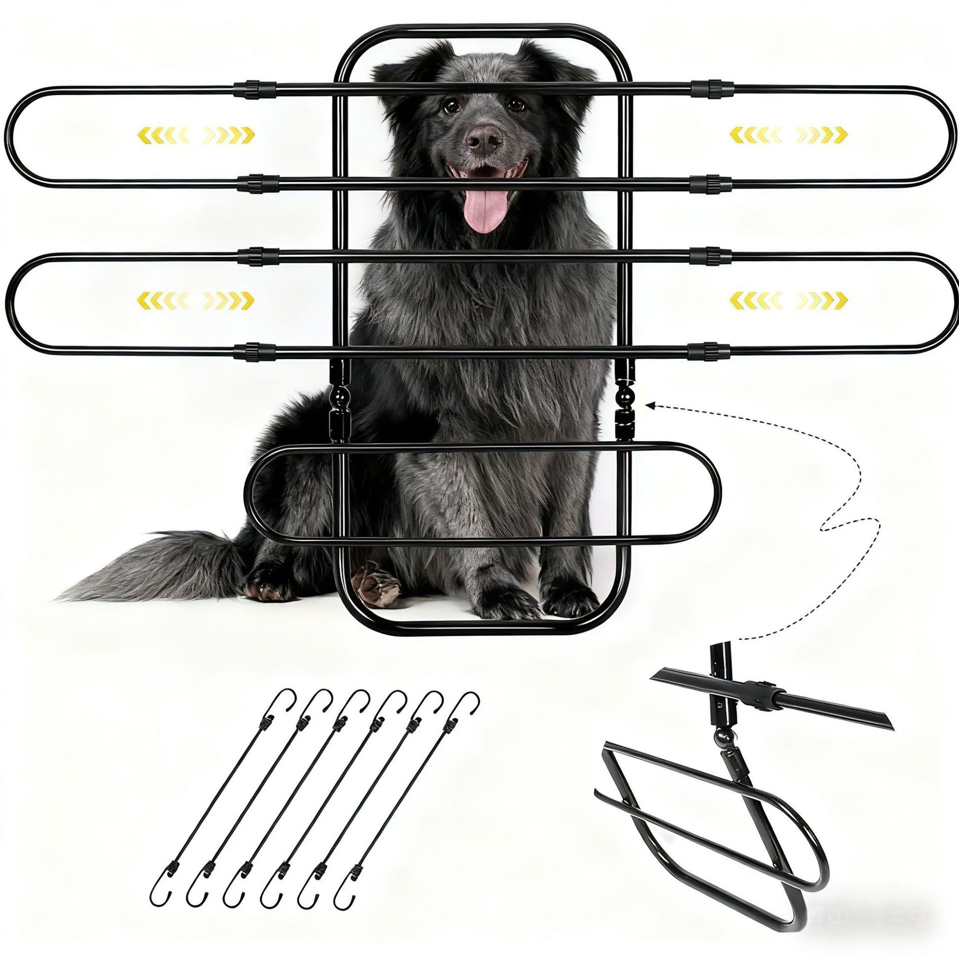 Barrière de voiture pour chien, facile à assembler et à installer – Image 5