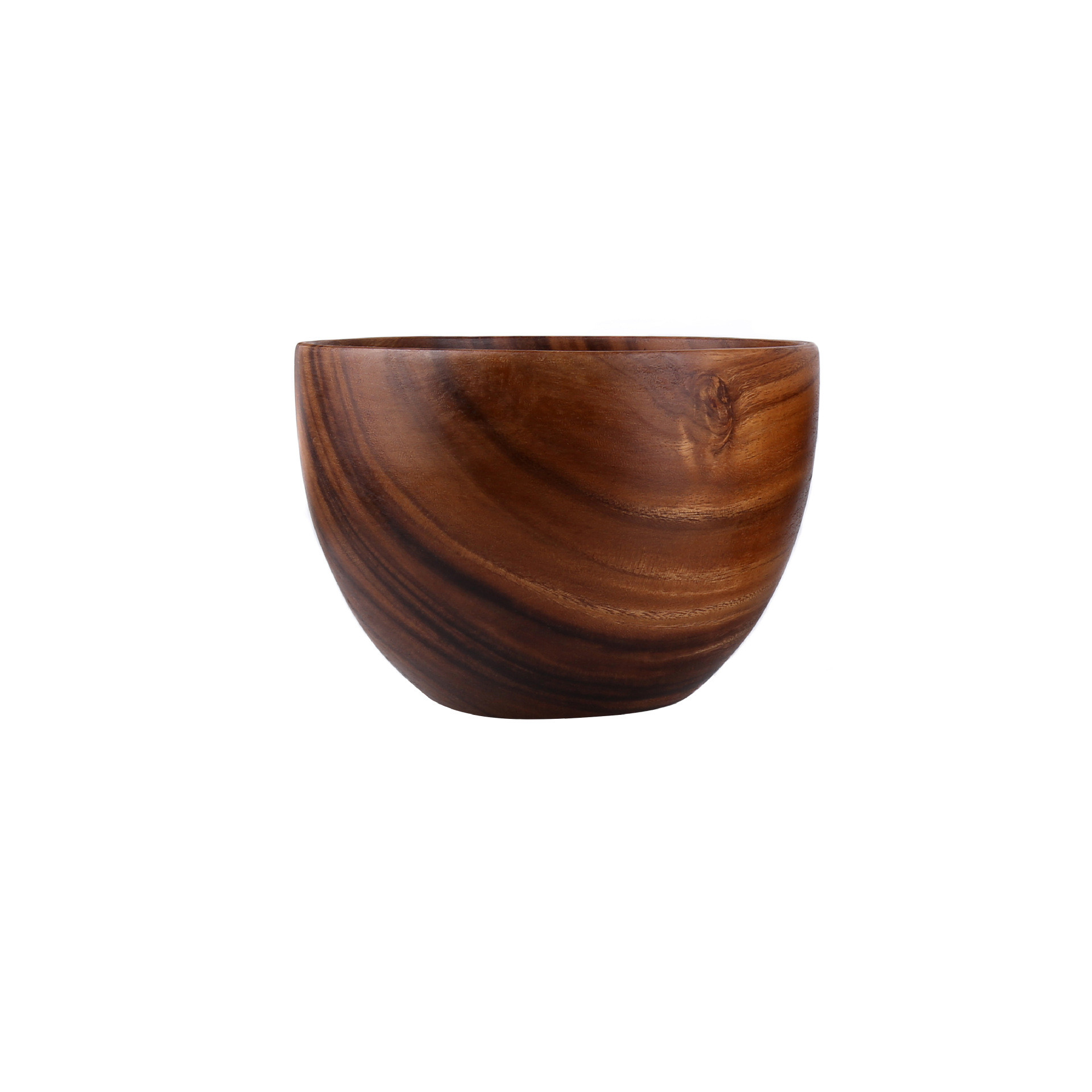 Natural Acacia Wood Bowl And Plate Dinnerware Set - Image 4