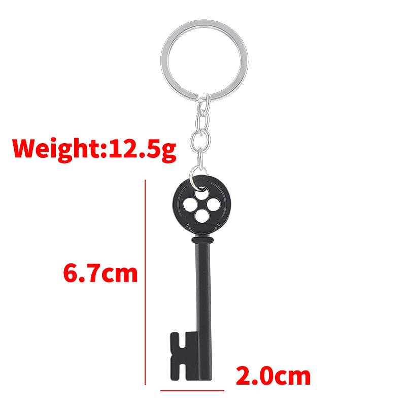 Black Key Pendant Halloween Gift Ornament (1style)