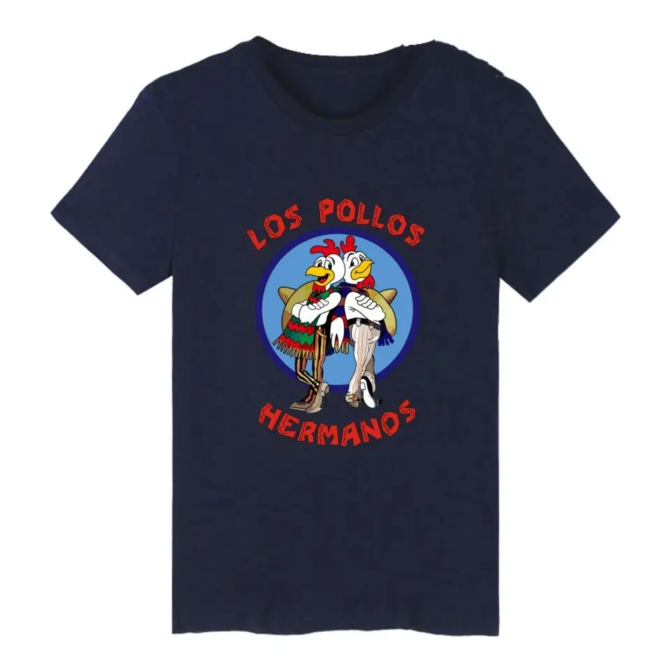 Big Foot Chicken Printing Style Men's Cotton T-shirt