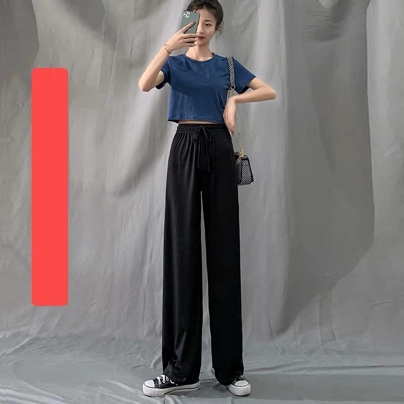 Women's Wide Leg Pants Straight Thin Section