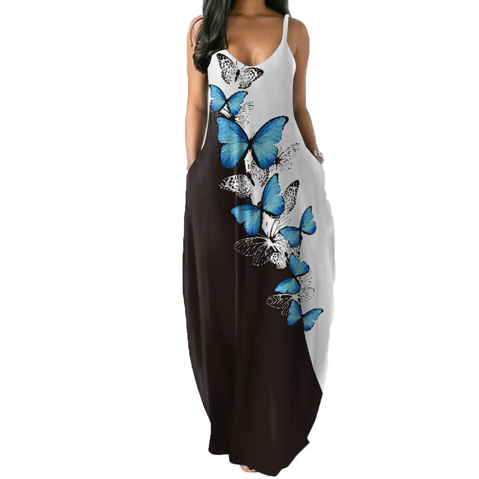 Sexy Dress With Fashion Print And Blanket Shirt